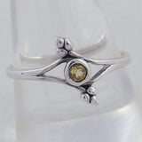 Natural Amethyst Silver Rings