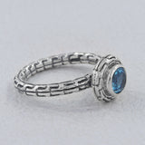 925 Sterling Silver Smoky Quartz Ring