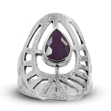 925 Sterling Silver Blue Topaz Rings