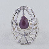 925 Sterling Silver Blue Topaz Rings