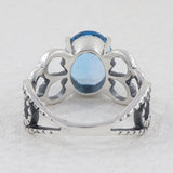 925 Sterling Silver Peridot Ring