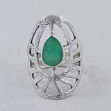 925 Sterling Silver Blue Topaz Rings