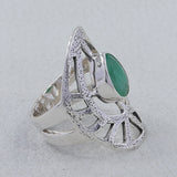 925 Sterling Silver Blue Topaz Rings