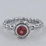 925 Sterling Silver Smoky Quartz Ring