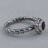 925 Sterling Silver Smoky Quartz Ring