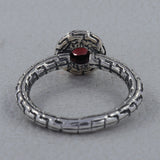 925 Sterling Silver Smoky Quartz Ring
