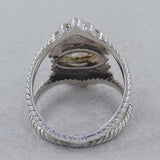 925 Sterling Silver Larimar Ring