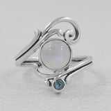 925 Silver Tourmaline Rings