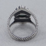 925 Sterling Silver Larimar Ring