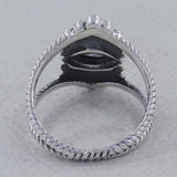 925 Sterling Silver Larimar Ring
