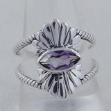 925 Sterling Silver Larimar Ring