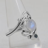 925 Silver Tourmaline Rings