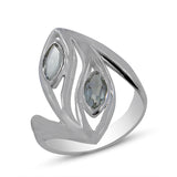 London Blue Topaz Silver Rings