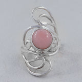 Rainbow Moonstone Designer Silver Rings