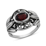 Blue Topaz 925 Silver Ring