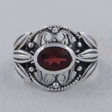 Blue Topaz 925 Silver Ring