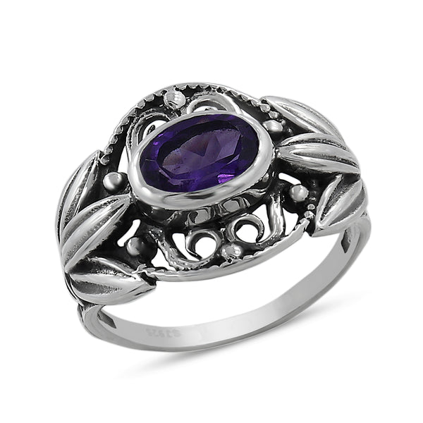 Blue Topaz 925 Silver Ring