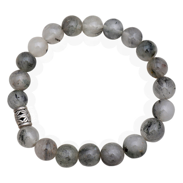 Black Rutile Beads Bracelets