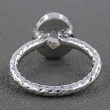 925 Silver Herkimer Quartz Rings