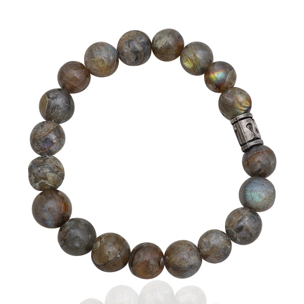 Natural Labradorite Beads Bracelet
