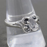 925 Sterling Silver Herkimer Quartz Ring