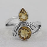 925 Sterling Silver Blue Topaz Rings