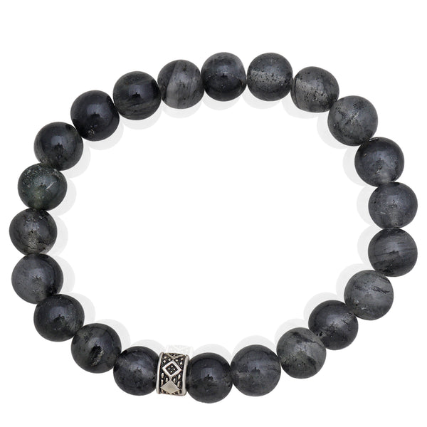 Black Rutile Beads Bracelet