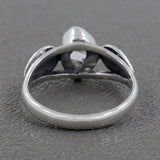 Natural Herkimer Quartz Silver Rings