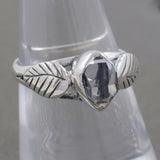 Natural Herkimer Quartz Silver Rings