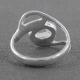 925 Sterling Silver Herkimer Quartz Ring