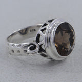 925 Sterling Silver Blue Topaz Rings