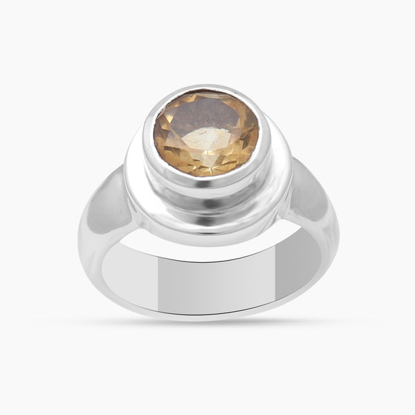 925 Sterling Silver Citrine Rings