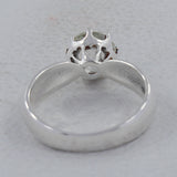 Natural Blue Topaz Silver Rings