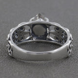 925 Sterling Silver Herkimer Quartz Ring