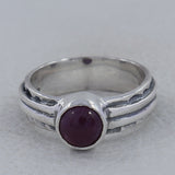 Genuine Larimar Silver Ring