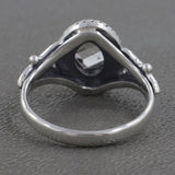Herkimer quartz Silver Rings