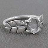 925 Sterling Silver Herkimer Quartz Rings
