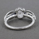 925 Sterling Silver Herkimer Quartz Rings