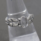 925 Sterling Silver Herkimer Quartz Rings