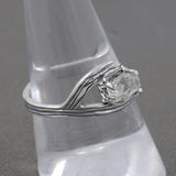 925 Sterling Silver Herkimer Quartz Rings