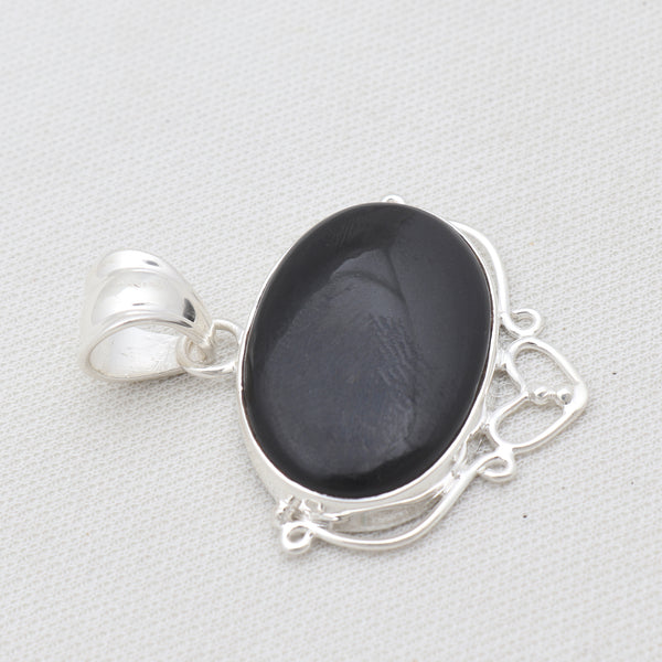 925 Sterling Silver Black Onyx Pendants