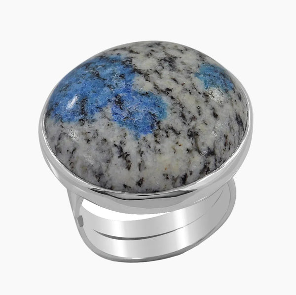 K2 Jasper Gemstone Sterling Silver Ring