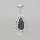 925 Silver Ocean Jasper Pendants