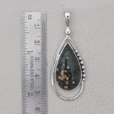 925 Silver Ocean Jasper Pendants