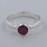 925 Sterling Silver Ruby Rings
