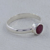 925 Sterling Silver Ruby Rings