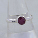925 Sterling Silver Ruby Rings