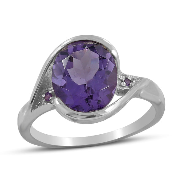 925 Sterling Silver Amethyst Ring