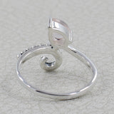 925 Sterling Silver Blue Topaz Ring