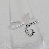 925 Sterling Silver Blue Topaz Ring